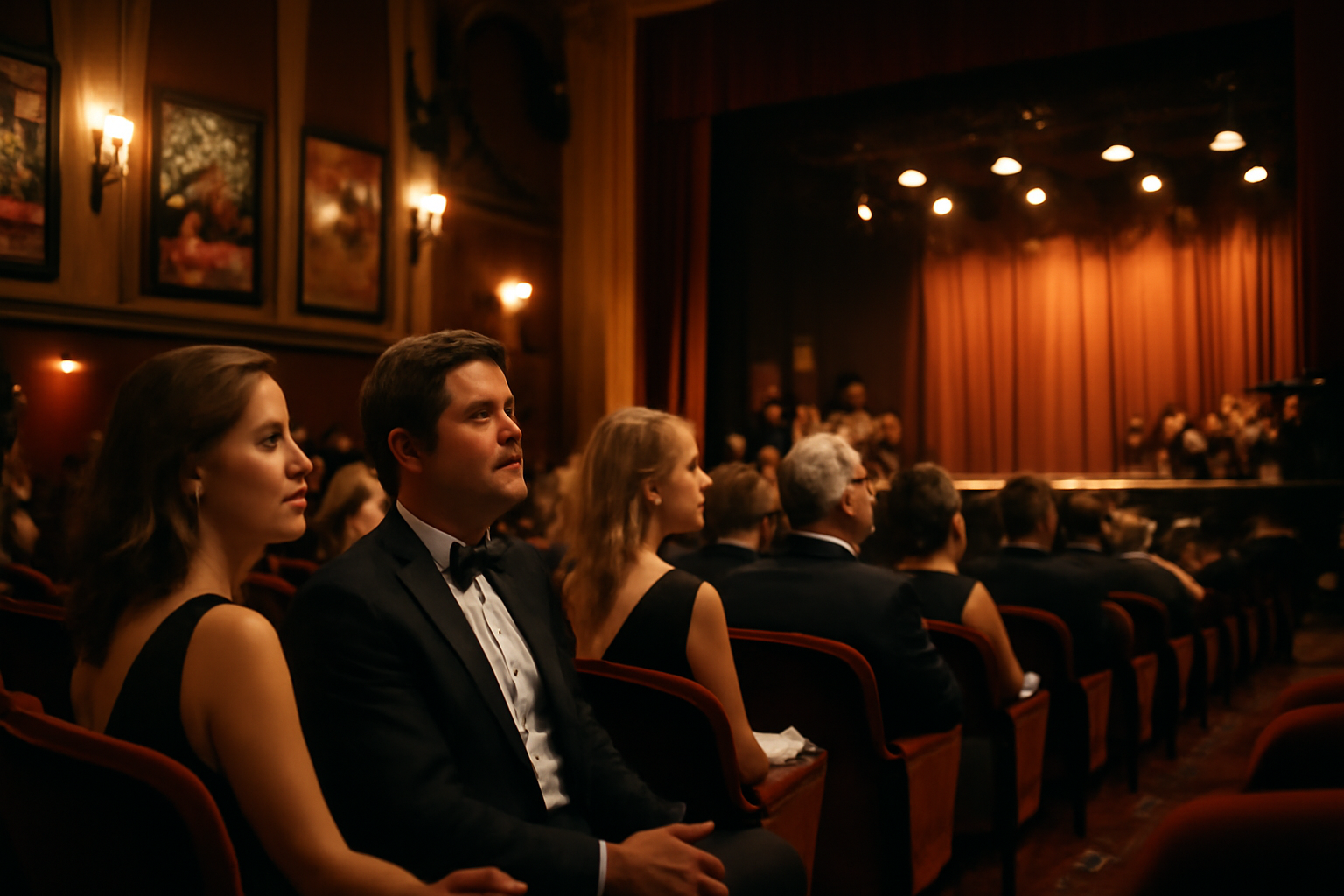 Comédie musicale Paris : salle de théâtre avec orchestre et spectateurs en 2026